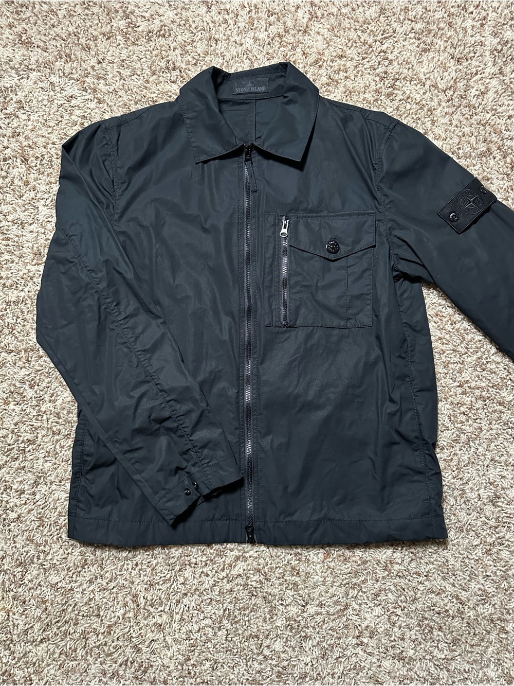 Stone Island Ghost Overshirt Black